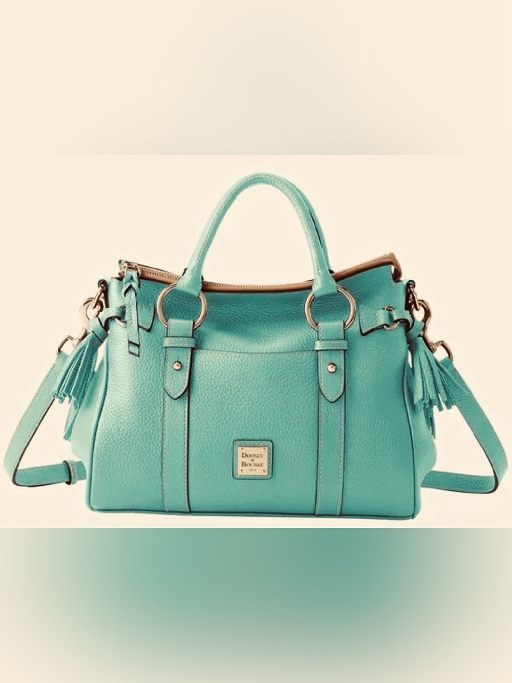 Dooney & Bourke Sorrento Satchel 30 With Pocket - Picture 4 of 5